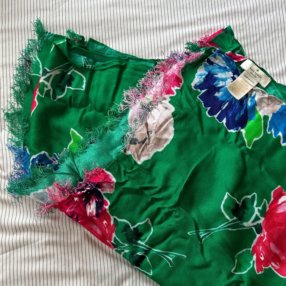 Kate Spade Vibrant Floral Scarf